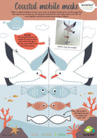 Buy 10 Coastal Creatures Shelf Set | Wooden animals shelf for kids by Learning Bugs UK