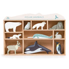 Polar Animals Shelf Set – Wooden animals shelf for children, available at Learning Bugs UK