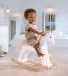 Buy Tender Leaf Lucky Rocking Horse | Sit + Ride On for kids by Learning Bugs UK
