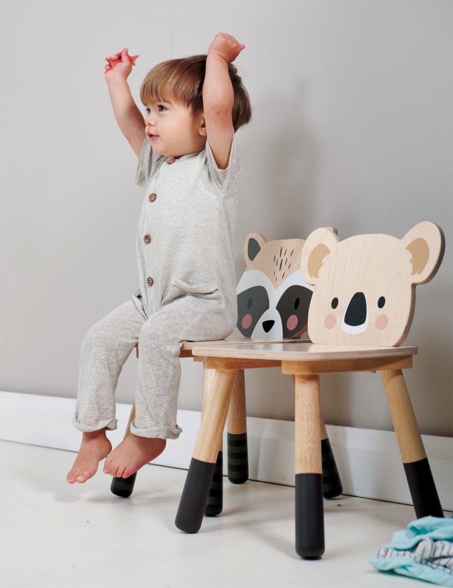 Forest Racoon Chair – for children, available at Learning Bugs UK