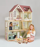 Buy Mulberry Mansion | Wooden dolls house for kids by Learning Bugs UK