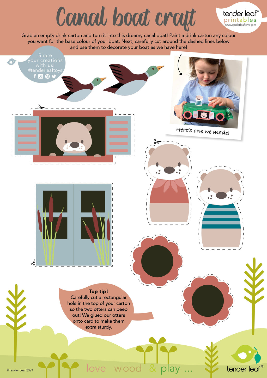 Tender Leaf Little Otter Canal Boat