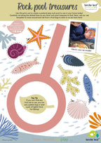 Buy Tender Leaf My Little Rock Pool | Wooden open ended play set for kids by Learning Bugs UK