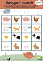 Buy 13 Farmyard Animals Shelf Set | Wooden animals shelf for kids by Learning Bugs UK