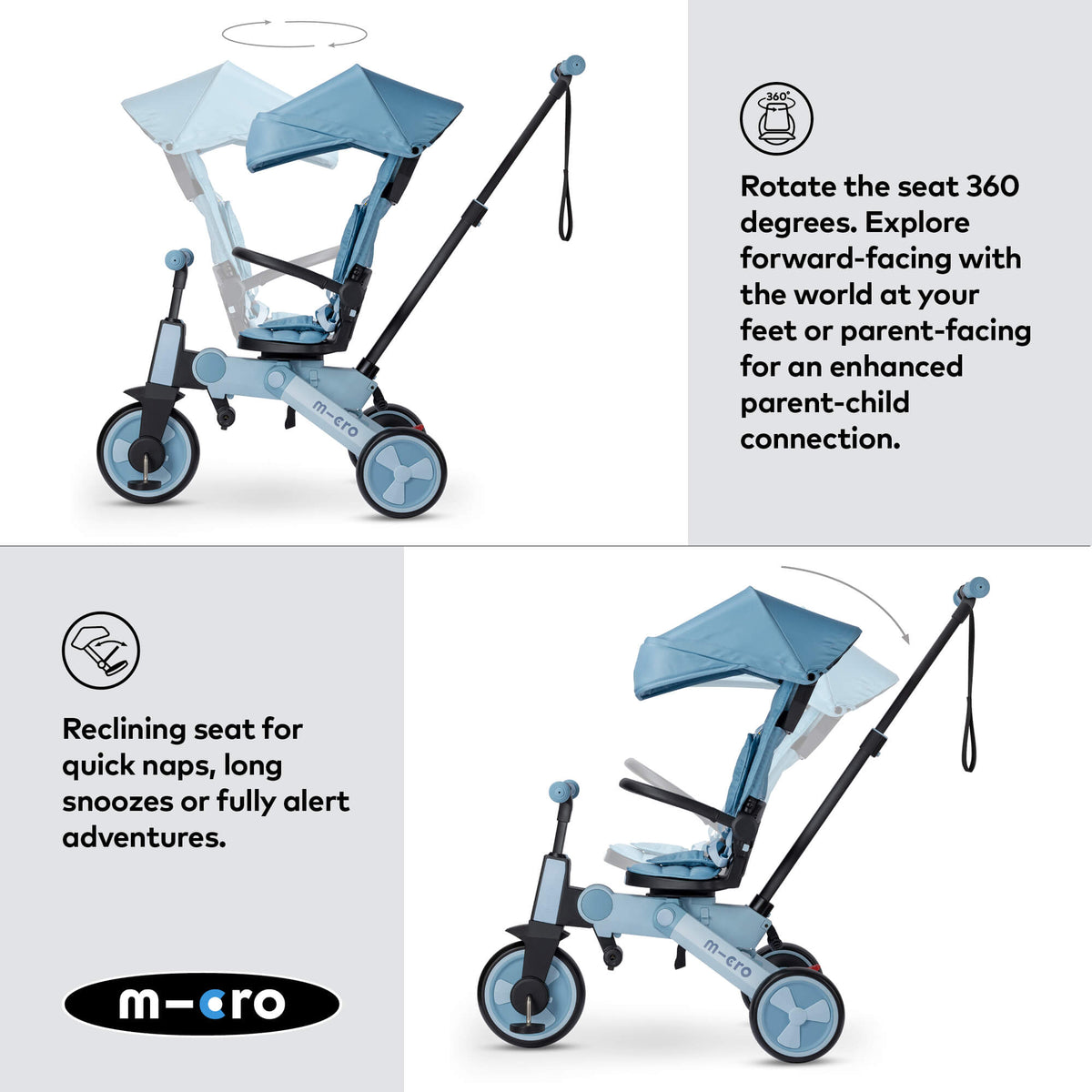 Micro Scooters Micro Flexi Trike – Trikes for children, available at Learning Bugs UK