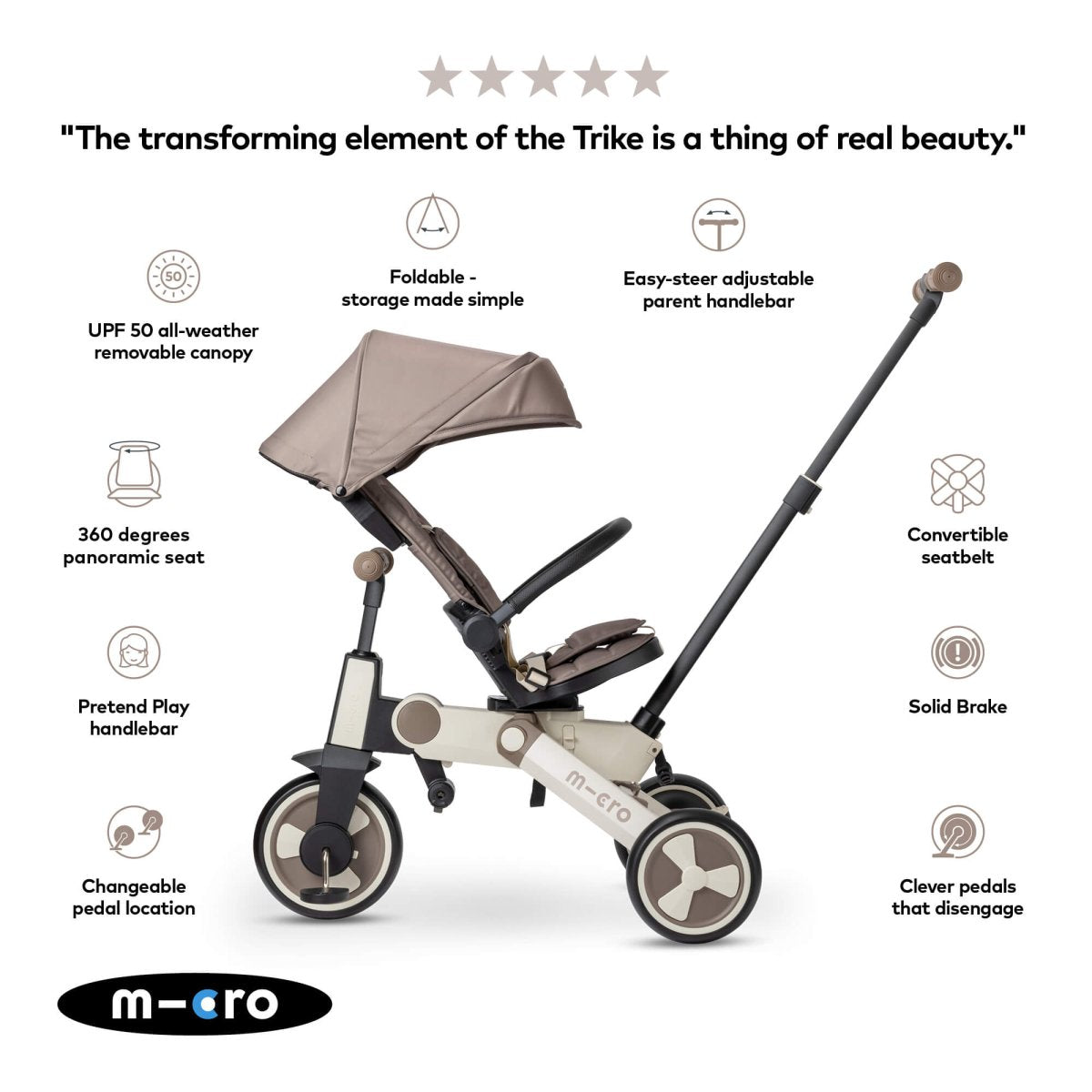 Micro FlexiTrike 7-in-1 – for children, available at Learning Bugs UK