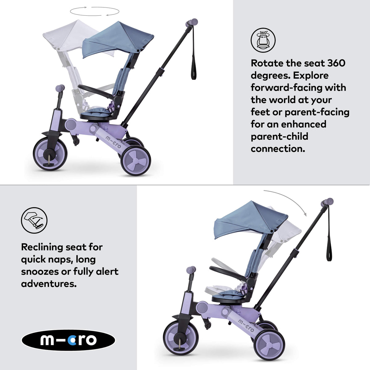 Micro Scooters Micro Flexi Trike – Trikes for children, available at Learning Bugs UK