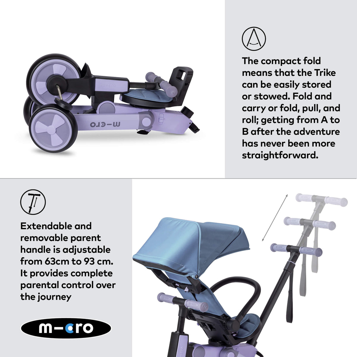 Micro Scooters Micro Flexi Trike – Trikes for children, available at Learning Bugs UK