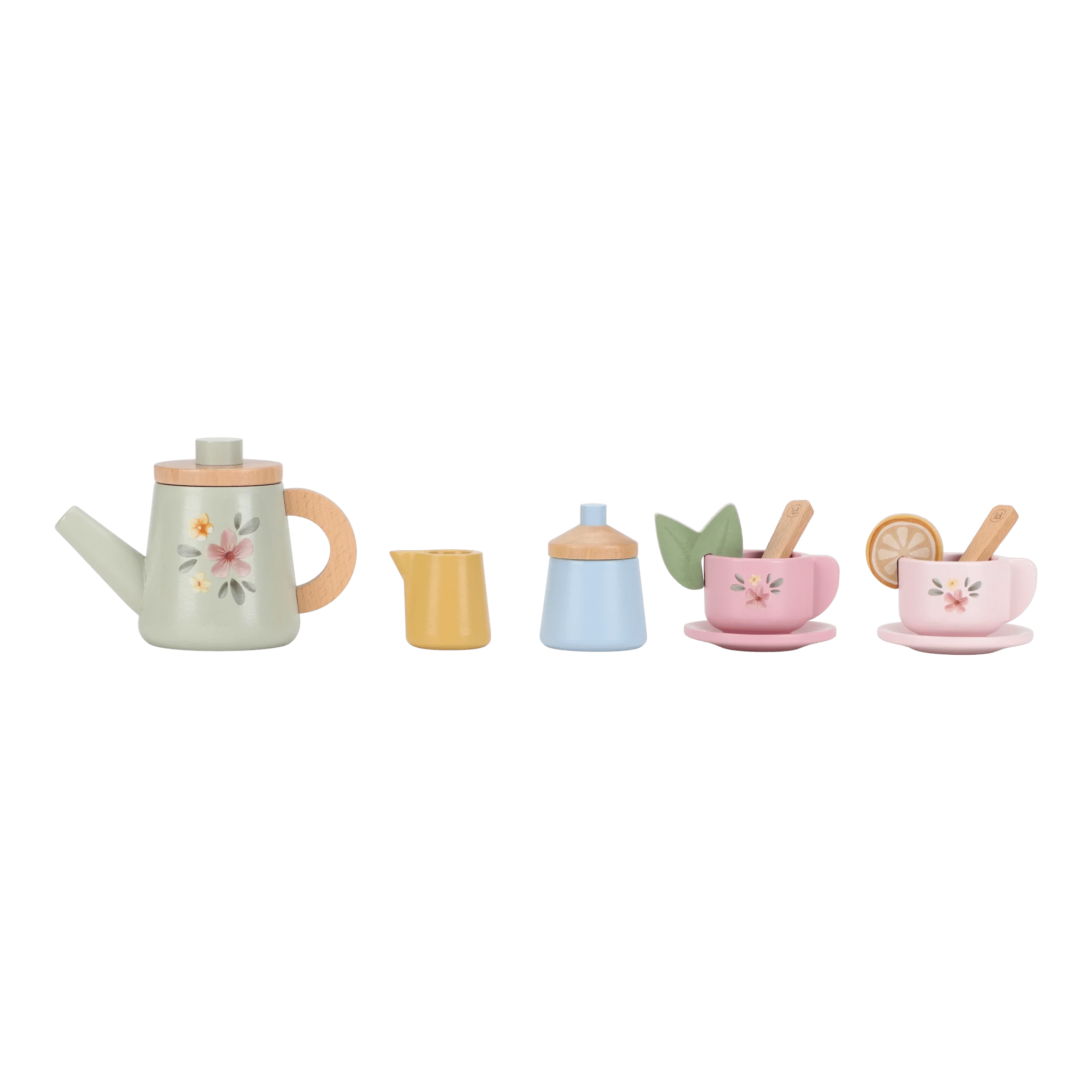Buy Little Dutch Wooden Tea Set | for kids by Learning Bugs UK