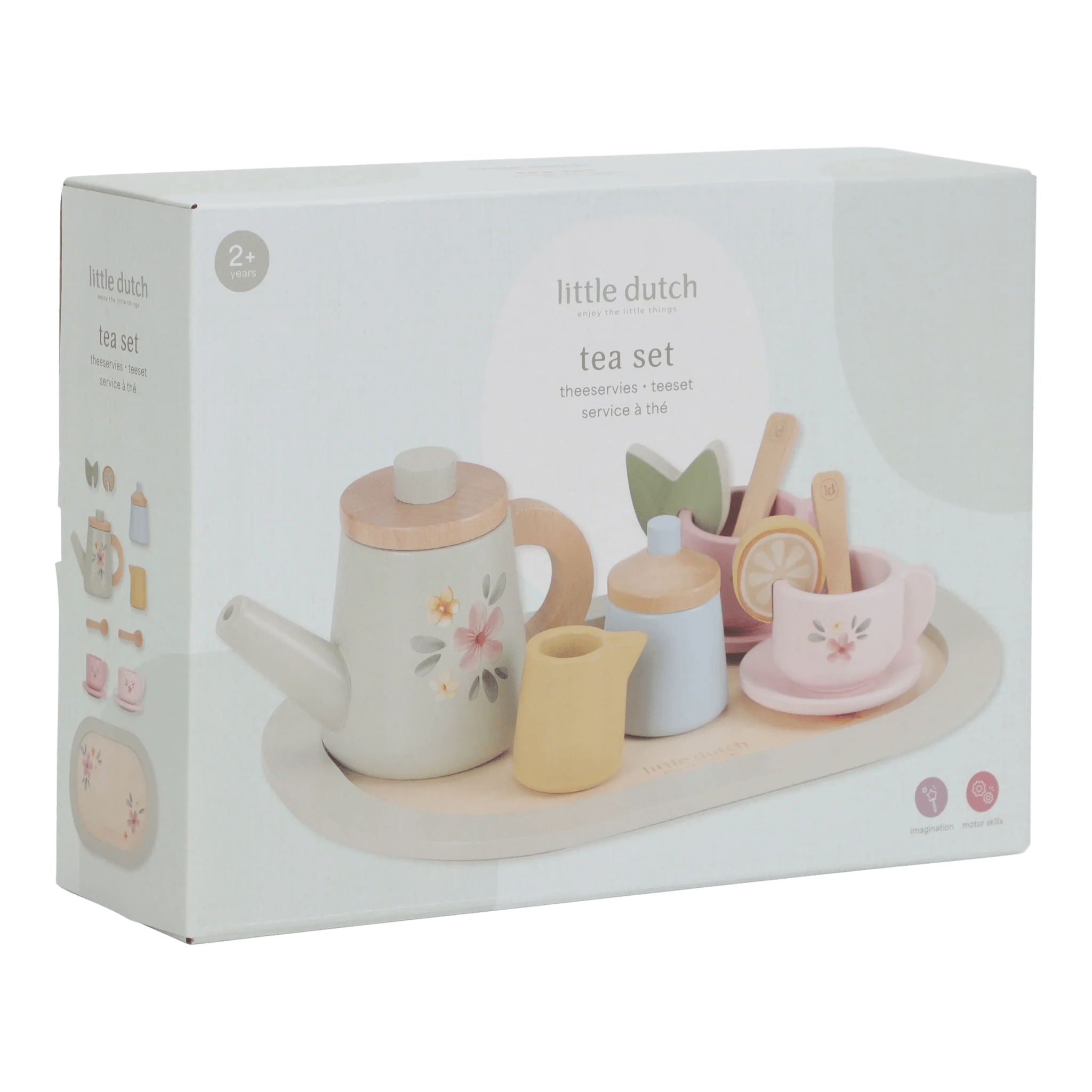 Buy Little Dutch Wooden Tea Set | for kids by Learning Bugs UK