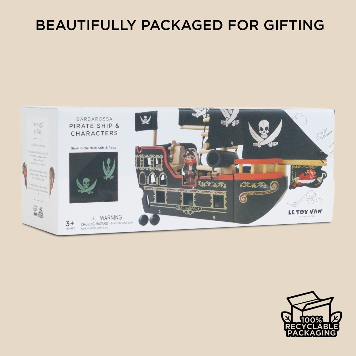 Barbarossa Pirate Ship & Characters – Pretend Play, toy for children, available at Learning Bugs UK
