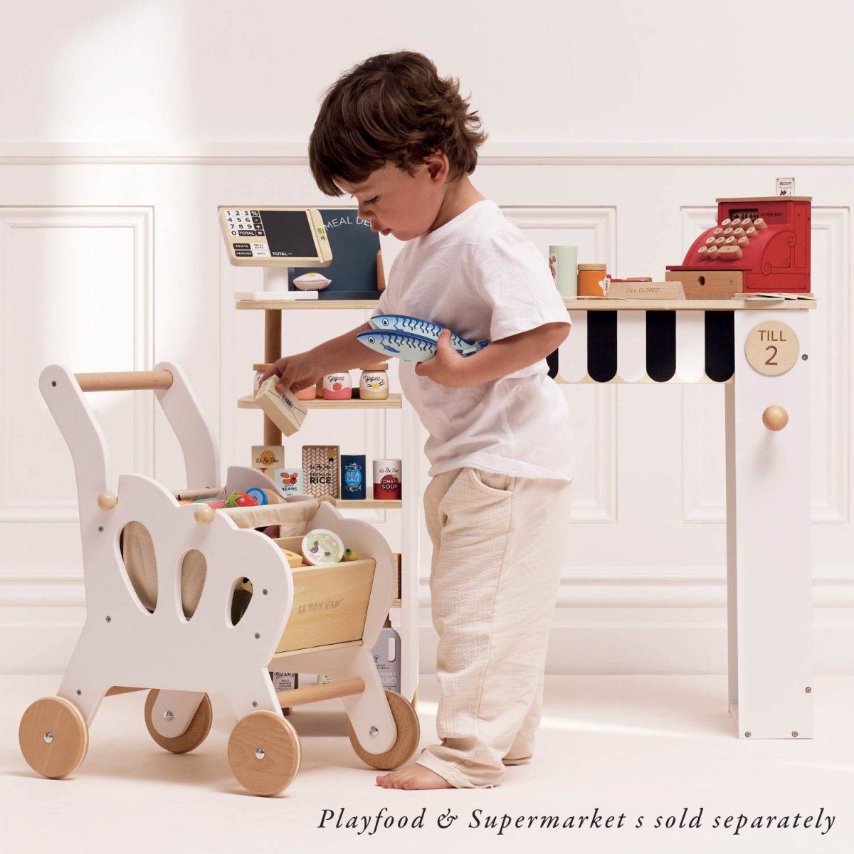 Shopping Grocery Trolley & Bag – Pretend Shopping & Grocery for children, available at Learning Bugs UK
