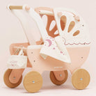 Le Toy Van Retro Wooden Doll Pram – Pretend Play for children, available at Learning Bugs UK