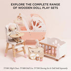 Le Toy Van Doll's Wooden Pram – for children, available at Learning Bugs UK
