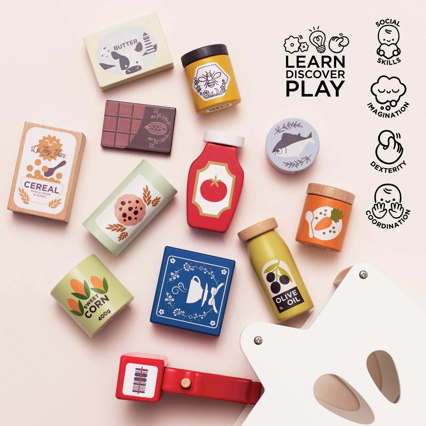 Buy Le Toy Van Grocery Set and Scanner | for kids by Learning Bugs UK