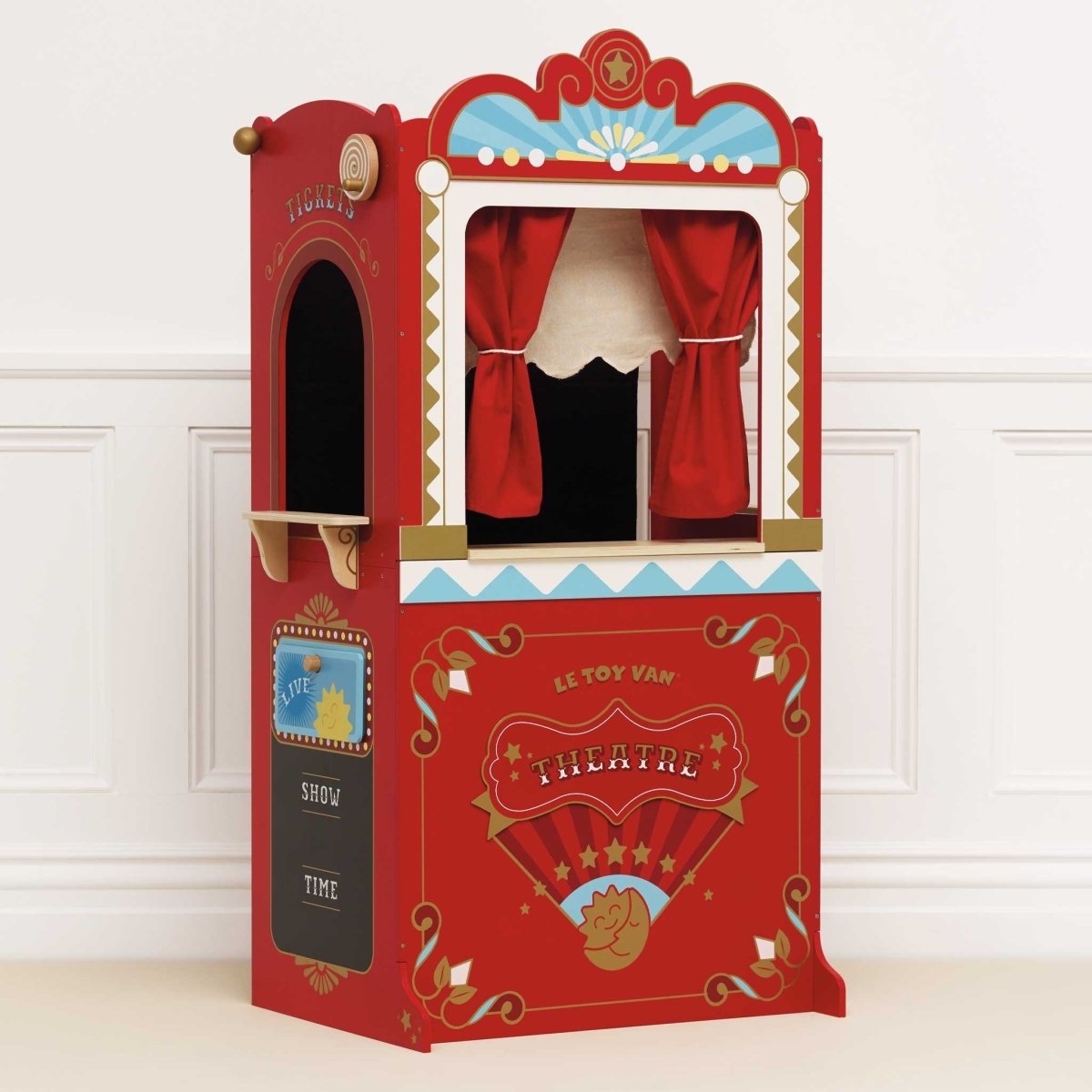 Retro Toy Puppet Theatre – Puppet Theaters for children, available at Learning Bugs UK