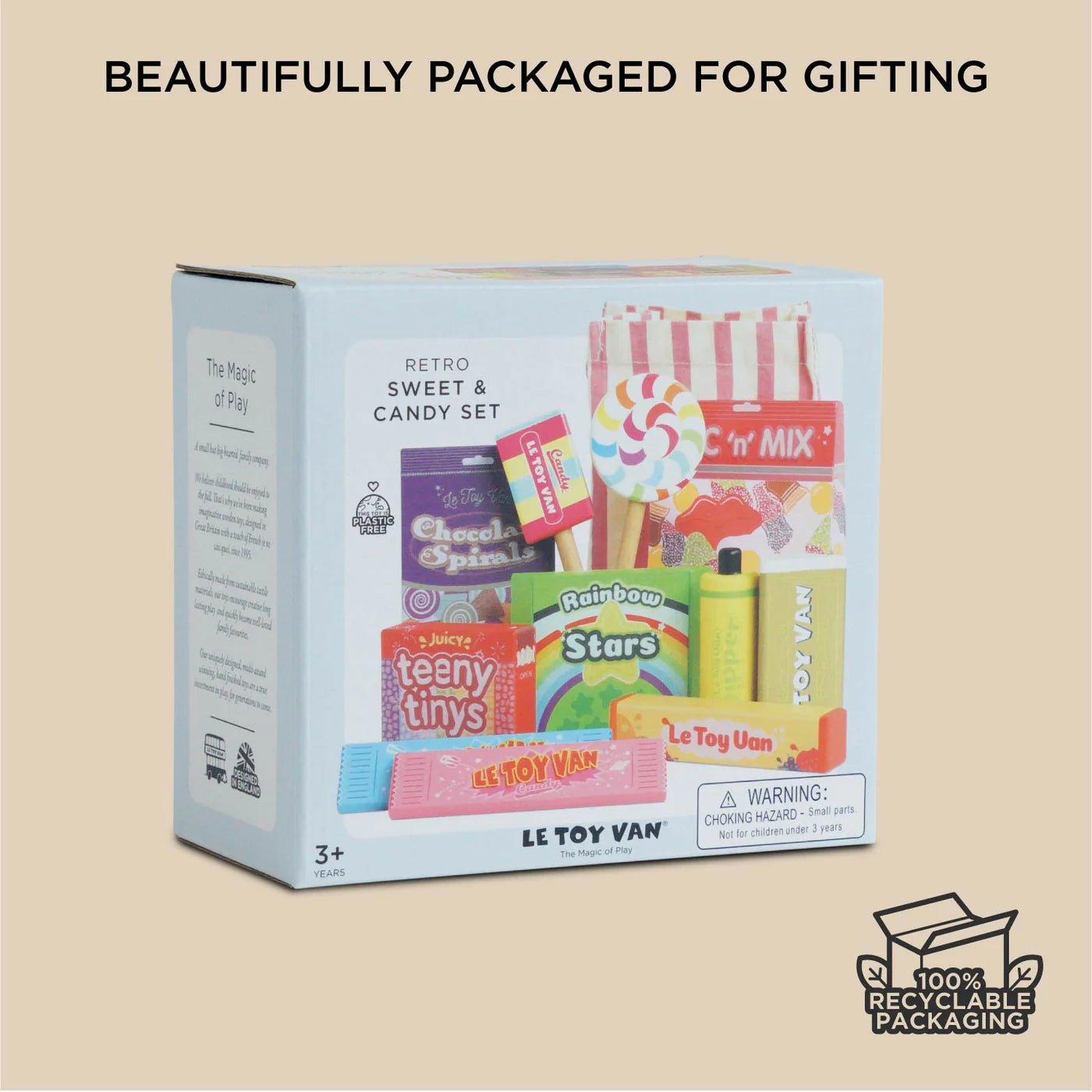Buy Le Toy Van Retro Sweets and Candy Roleplay Set | for kids by Learning Bugs UK