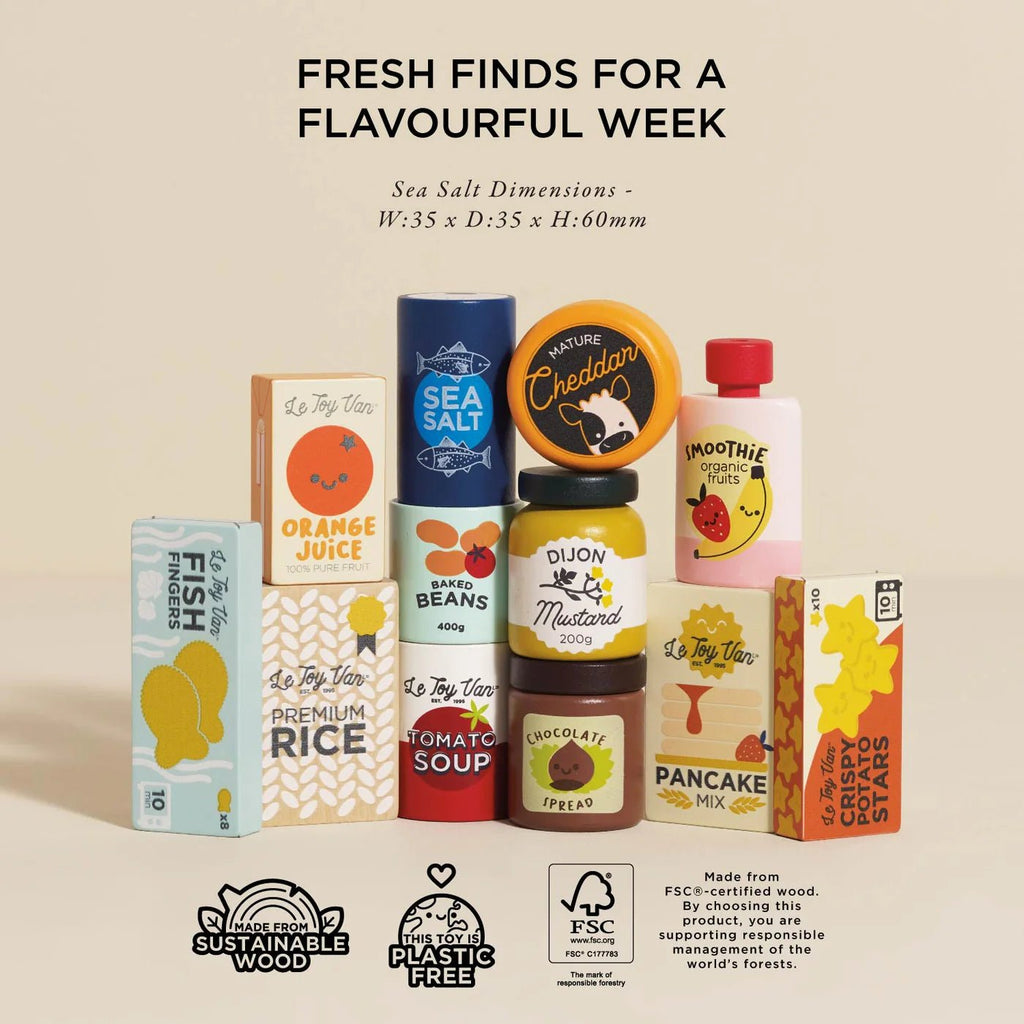 Buy Le Toy Van Supermarket Grocery Weekly Shop | for kids by Learning Bugs UK