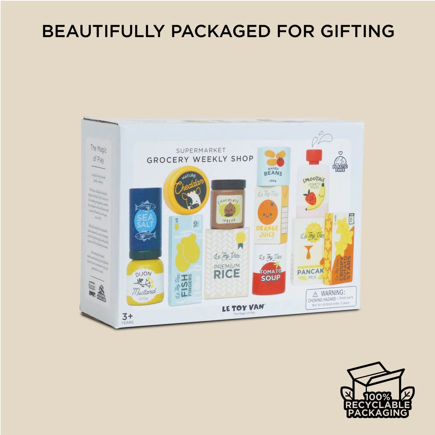 Buy Le Toy Van Supermarket Grocery Weekly Shop | for kids by Learning Bugs UK