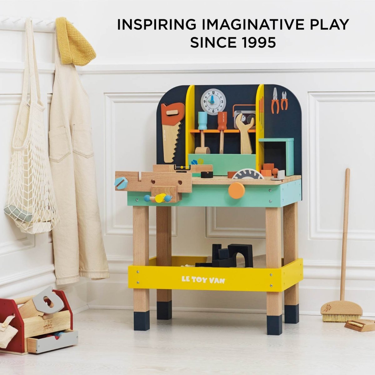 Alex’s Toy Work Bench – Toy Tools for children, available at Learning Bugs UK