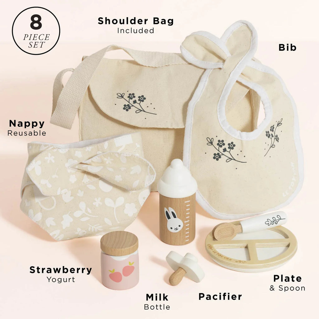 Le Toy Van Doll's Nursing Kit – for children, available at Learning Bugs UK