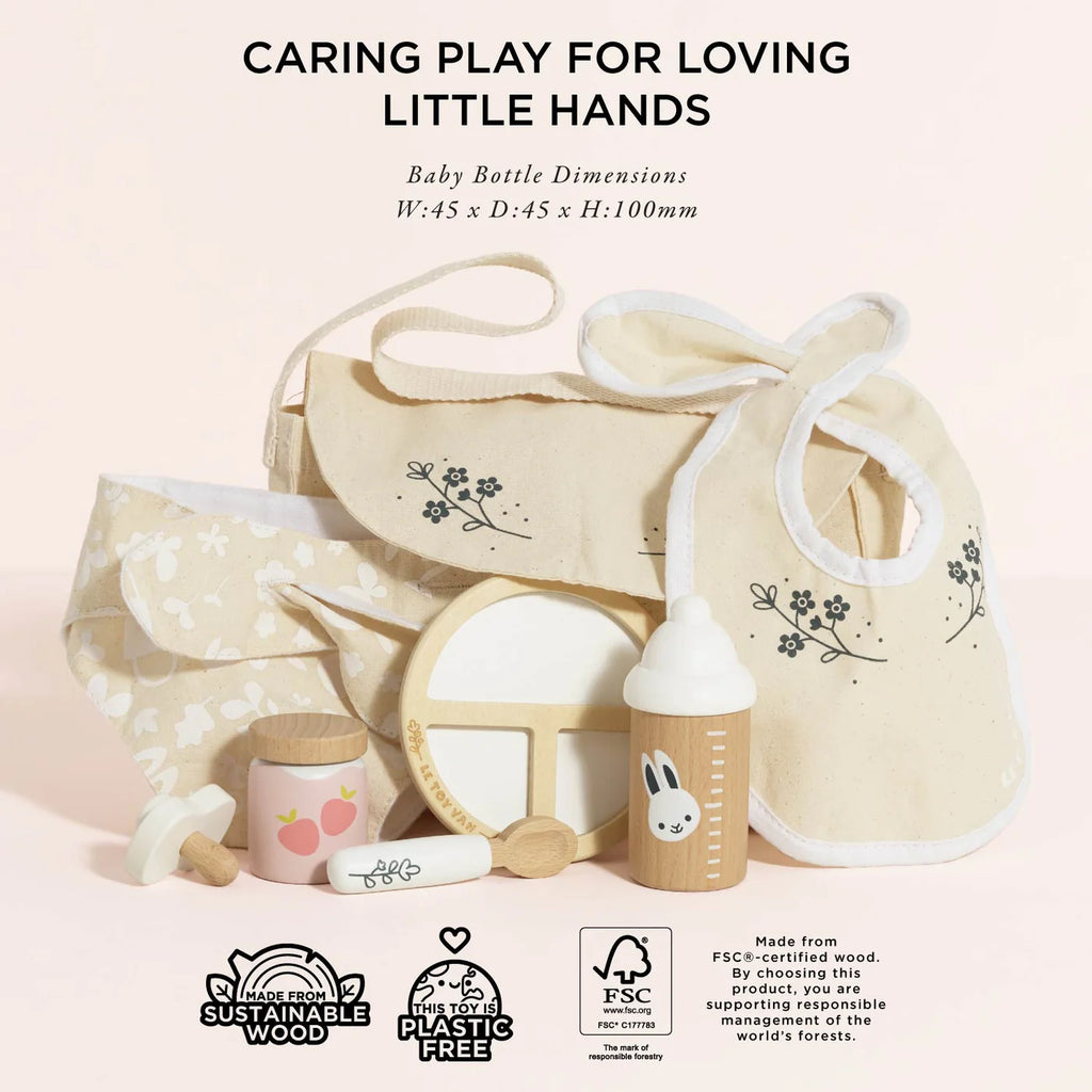 Le Toy Van Doll's Nursing Kit – for children, available at Learning Bugs UK
