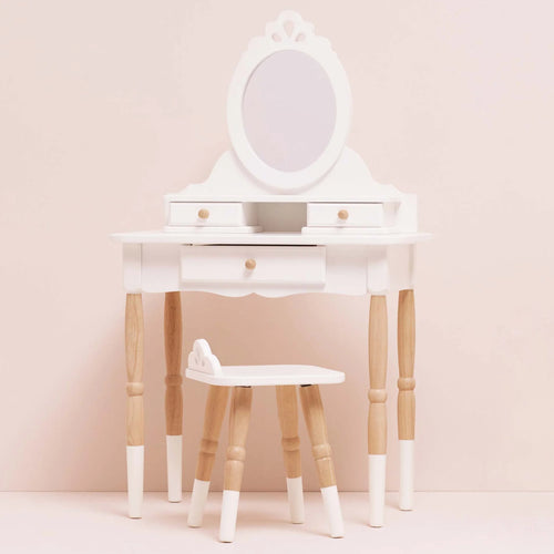 Buy Le Toy Van Dressing Up Vanity Table & Stool | for kids by Learning Bugs UK