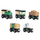 Le Toy Van Royal Express Train & Carriages - Green – Wooden Train for children, available at Learning Bugs UK