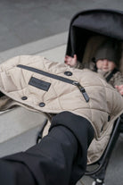 Buy Universal Buggy Handmuff Taupe Quilted | Buggy Handmuff for kids by Learning Bugs UK