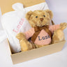 Teddy and Towel Gift Set – for children, available at Learning Bugs UK