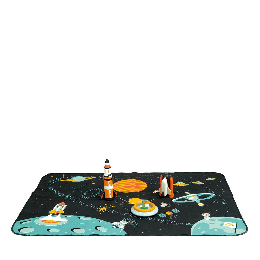 Tender Leaf Space Adventure Playmat by Tenderleaf Toys - Learning Bugs UK