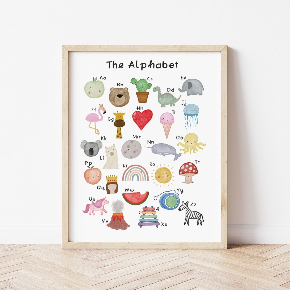 The Alphabet Print – for children, available at Learning Bugs UK