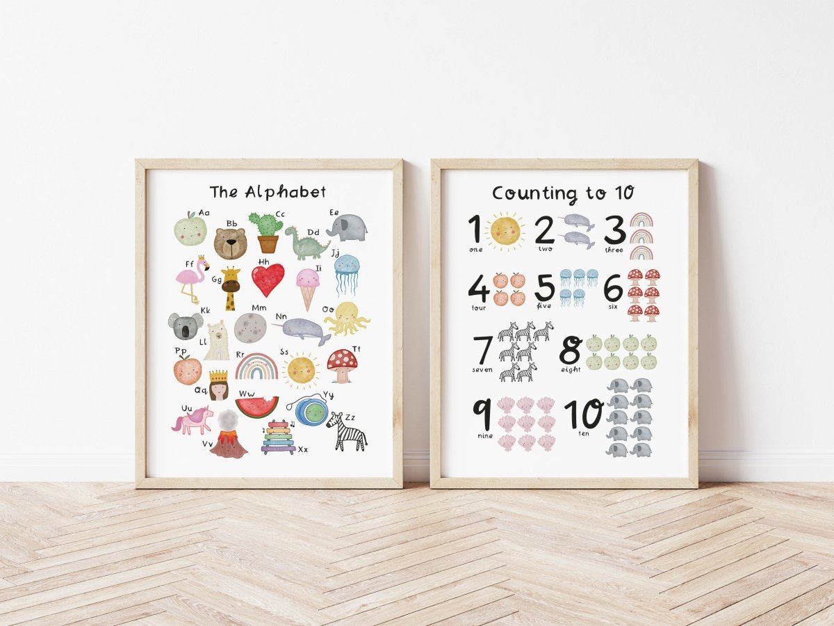 The Alphabet Print – for children, available at Learning Bugs UK