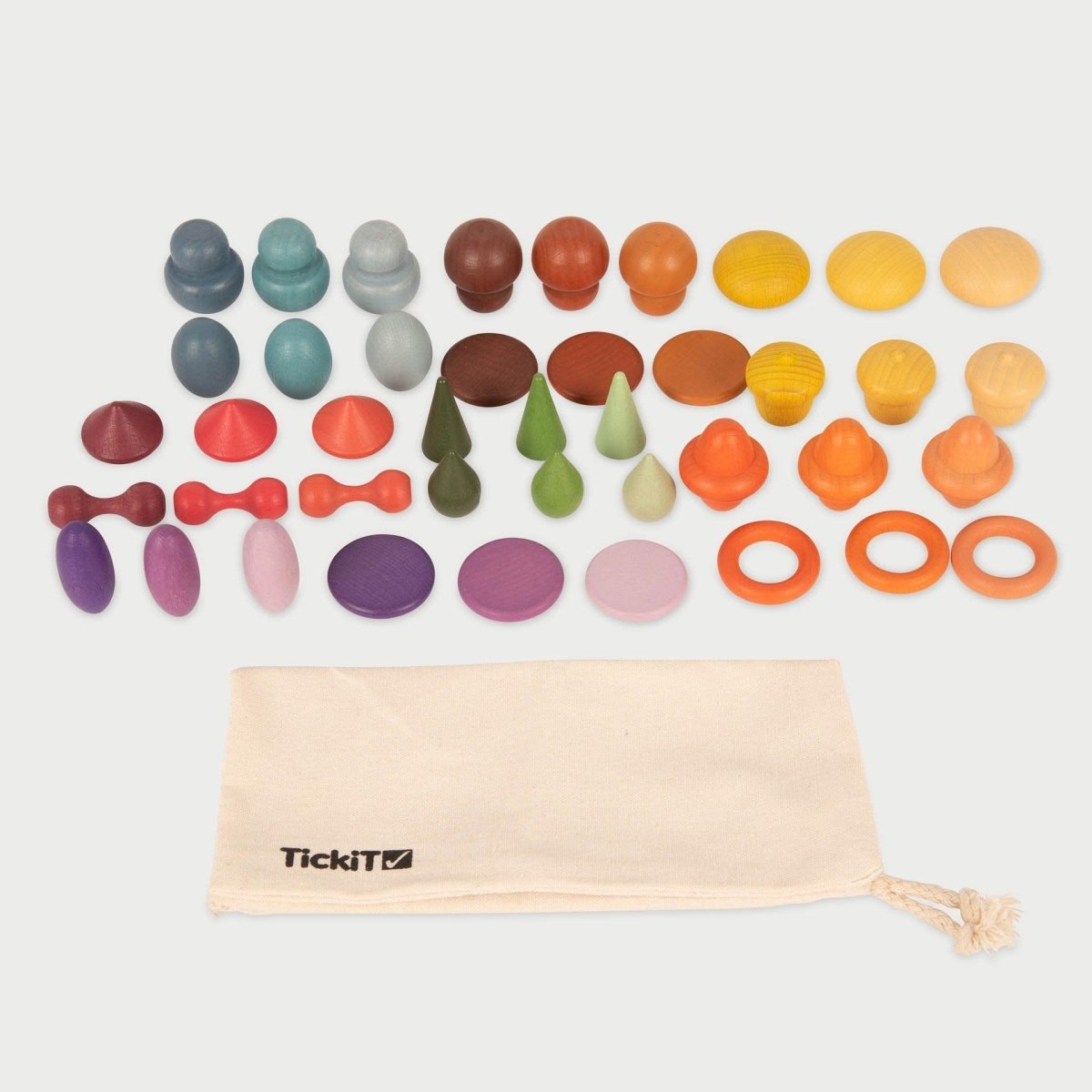 Wooden Treasures Taster Set – Baby Toys & Activity Equipment for children, available at Learning Bugs UK