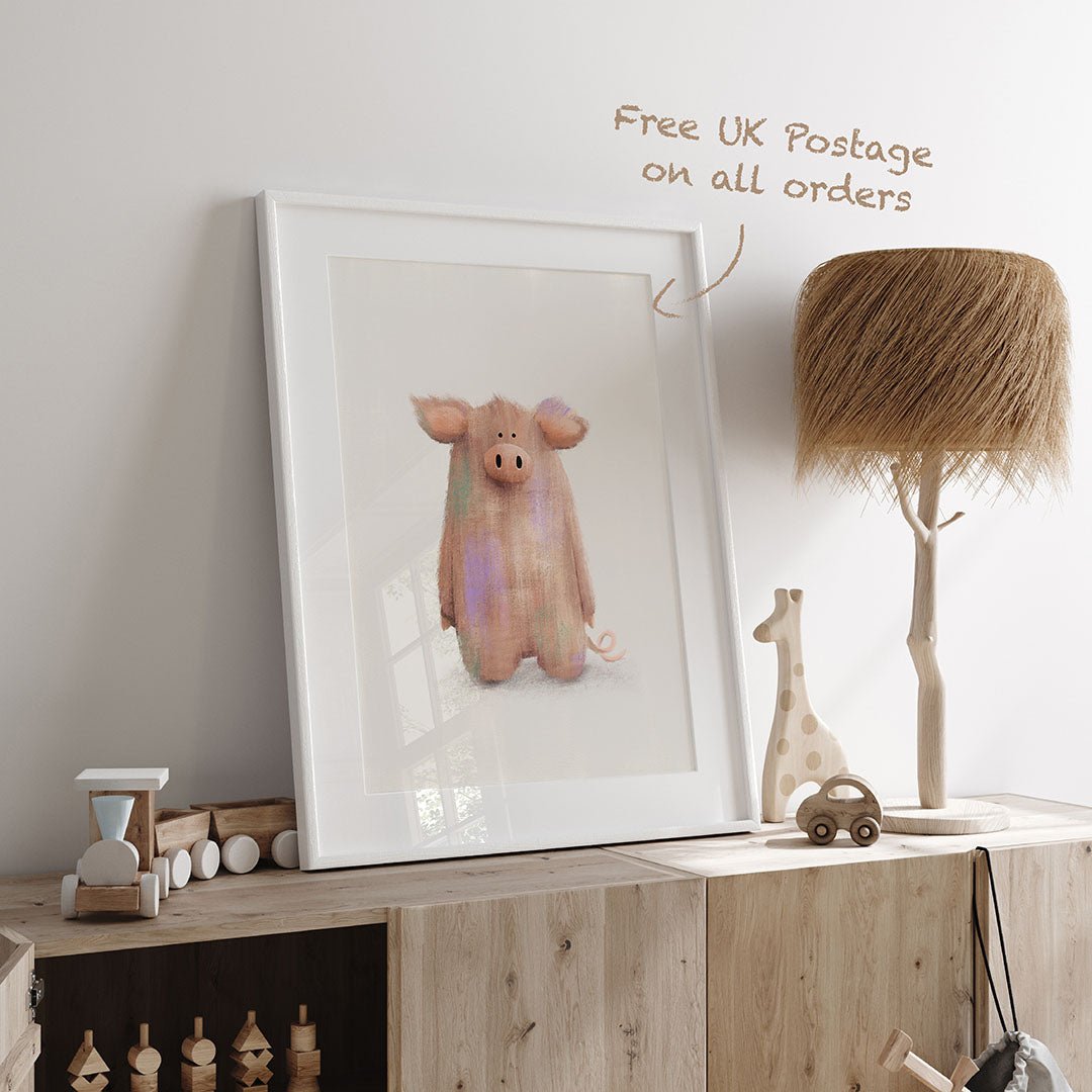 Farmyard Animals Nursery Prints Set of 3 – Print Sets for children, available at Learning Bugs UK