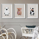 Farmyard Animals Nursery Prints Set of 3 – Print Sets for children, available at Learning Bugs UK