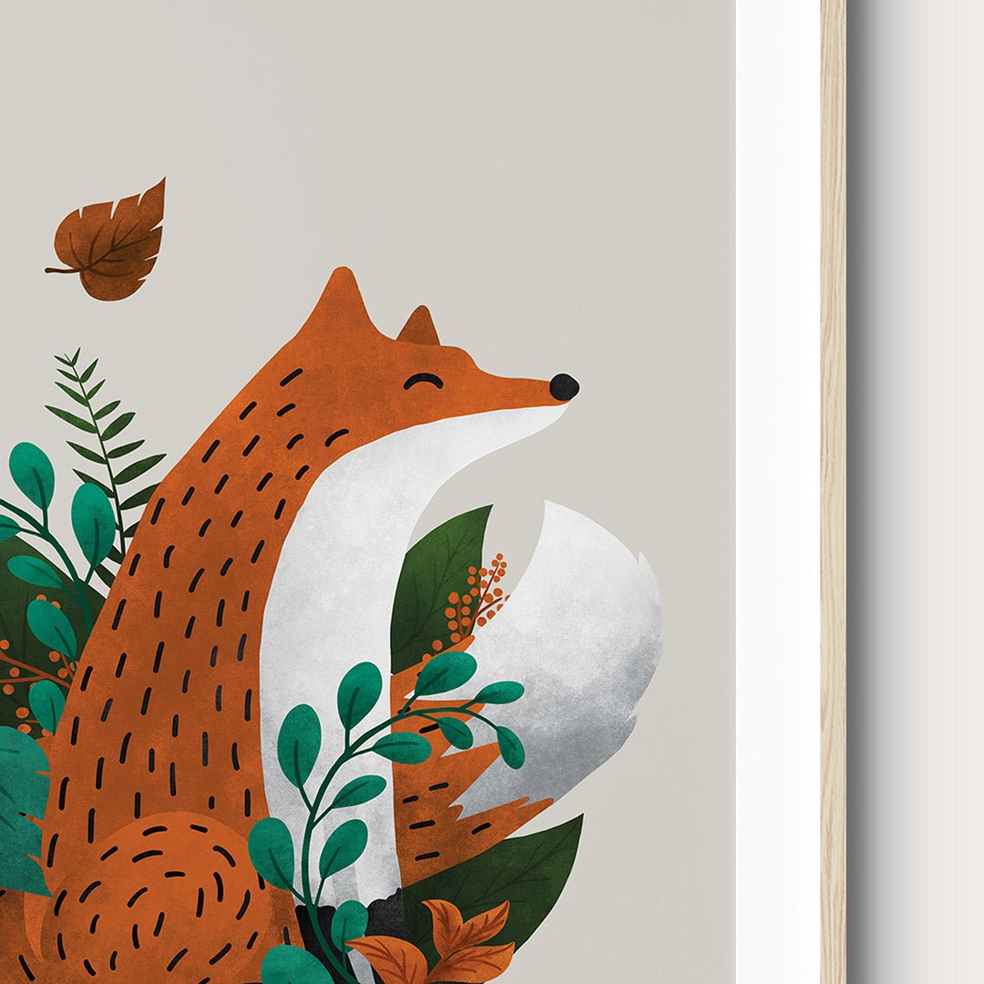 Neutral Scandi Woodland Animals Nursery Prints Set of 3 – Print Sets for children, available at Learning Bugs UK