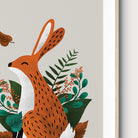 Neutral Scandi Woodland Animals Nursery Prints Set of 3 – Print Sets for children, available at Learning Bugs UK
