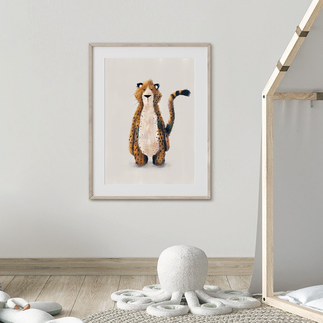 Neutral Jungle Safari Animal Nursery Prints Set of 4 – Print Sets for children, available at Learning Bugs UK