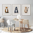Neutral Jungle Safari Animal Nursery Prints Set of 3 – Print Sets for children, available at Learning Bugs UK