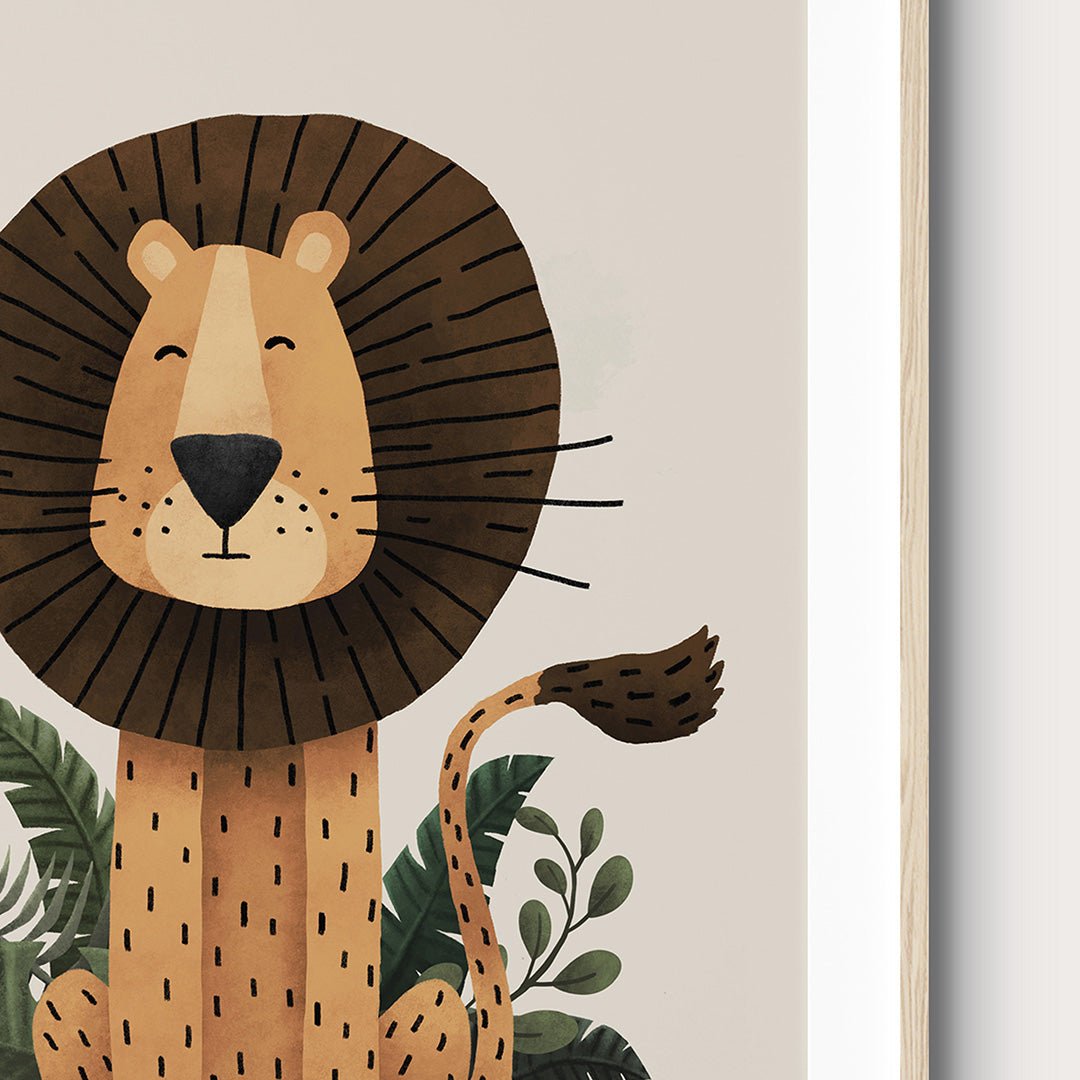 Scandi Safari Animals Nursery Prints Set of 4 – Print Sets for children, available at Learning Bugs UK