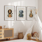 Scandi Safari Nursery Prints set of 3 – Print Sets for children, available at Learning Bugs UK