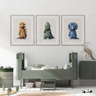 Dinosaur Nursery Prints set of 3 – Print Sets for children, available at Learning Bugs UK