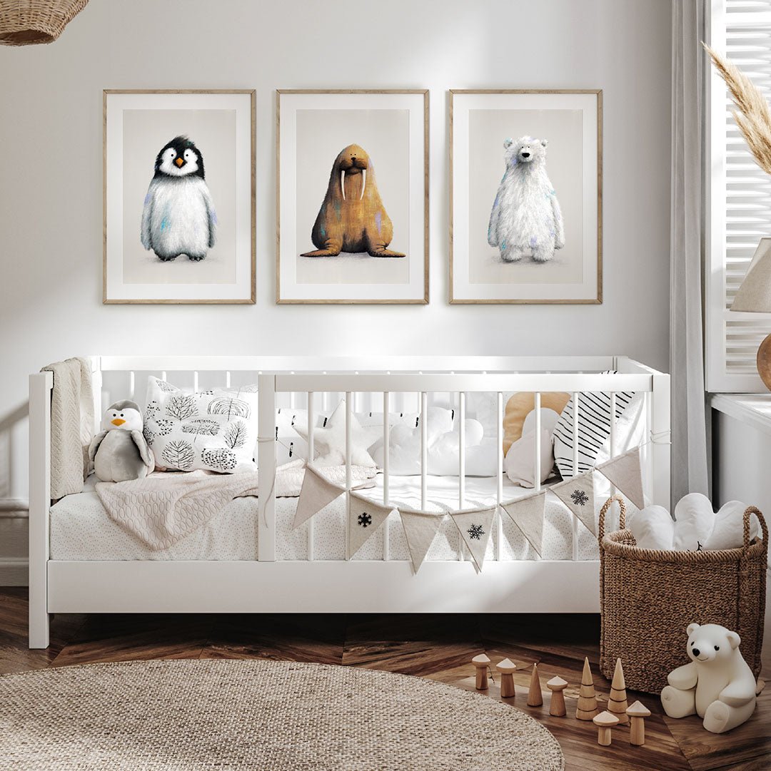 Polar Nursery Prints Set of 3 – Print Sets for children, available at Learning Bugs UK