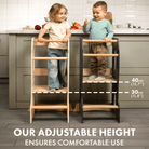 Goodevas Stable Montessori Helper Tower – Wooden – Learning Towers for children, available at Learning Bugs UK