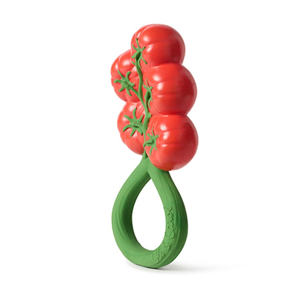 Oli & Carol Tomato Baby Rattle & Teether – Baby Rattles for children, available at Learning Bugs UK