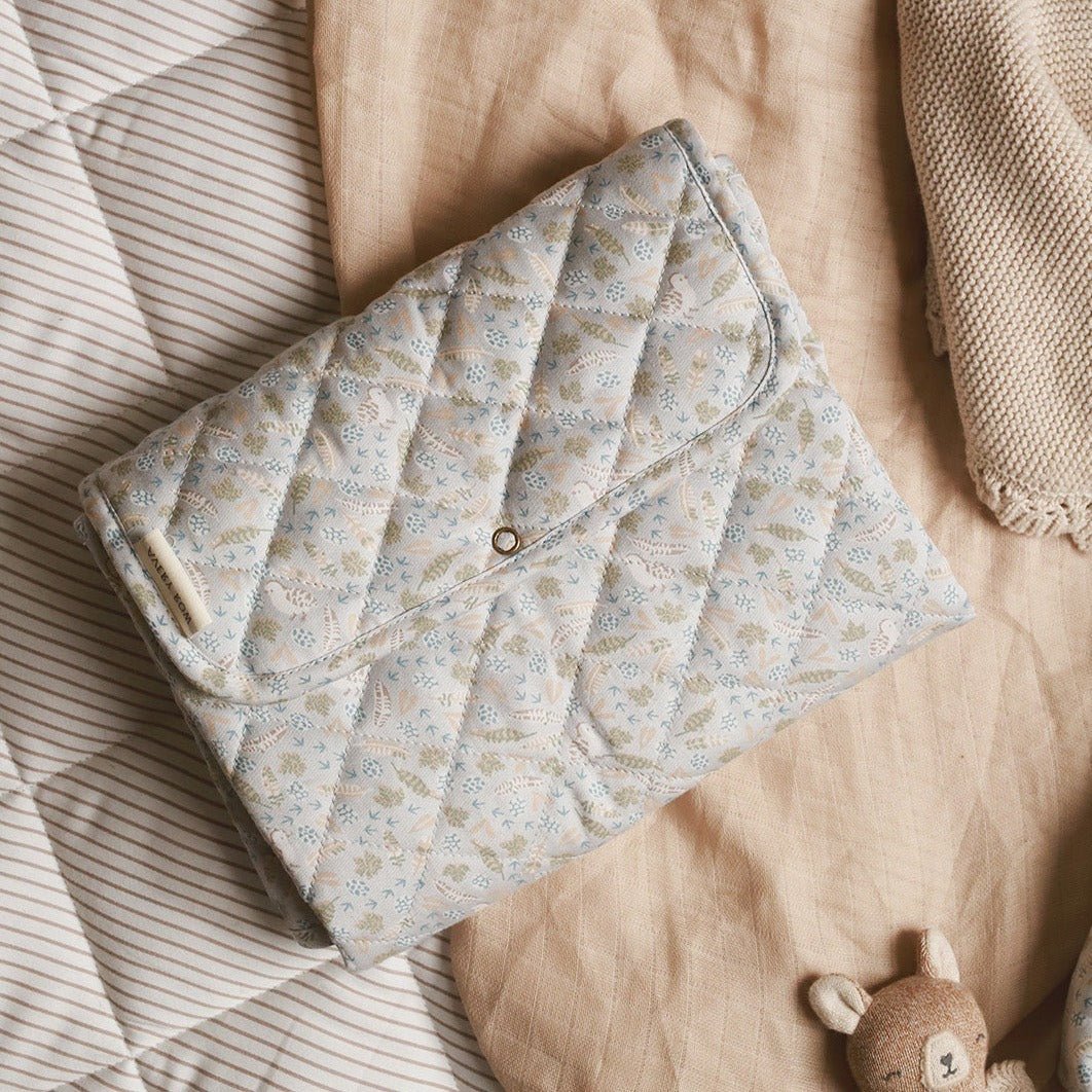 Buy Cotton Travel Baby Changing Mat - Nature Trail | Changing Bags & Travel Changing Mats for kids by Learning Bugs UK