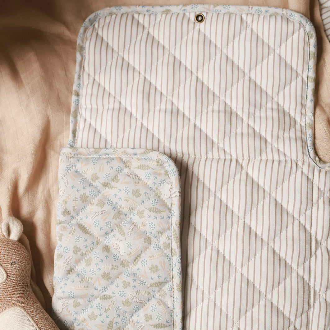 Cotton Travel Baby Changing Mat - Nature Trail