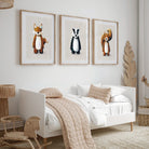 Woodland Animals Nursery Prints Set of 3 – Print Sets for children, available at Learning Bugs UK