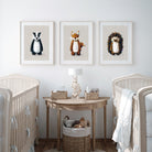 Woodland Animals Nursery Prints Set of 3 – Print Sets for children, available at Learning Bugs UK